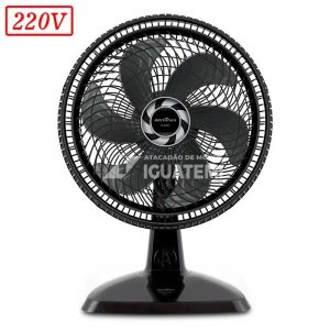 VENTILADOR BRITANIA BVT400 TURBO 40CM 6 PAS 3 VEL 220V PRETO
