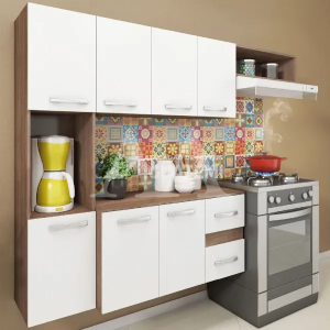 COZINHA FELLICCI COMPACTA MALI C/ BALCAO TEKA/BRANCO