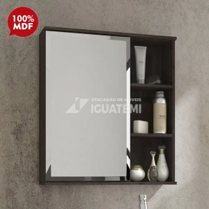 ESPELHEIRA MGM TREVISO 56CM CAFE