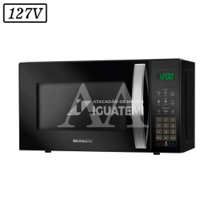 FORNO MICROONDAS MONDIAL MO0121B 21L 127V PRETO