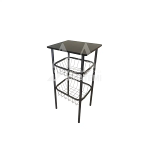 FRUTEIRA PAONANDA INDIANO 2 CESTAS PRETO / PRATA