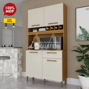 KIT 4P 1G RONIPA PINOT AMENDOA / OFF WHITE