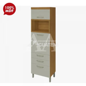 PANELEIRO NESHER P/FORNO 2P 3G PRINCESA 64CM FREIJO / OFF WHITE 500354