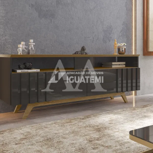 RACK BANCADA LEAO SUICA FREIJO / GRAFITE