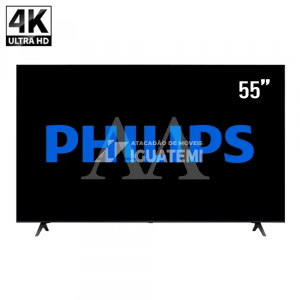 SMART TV PHILIPS 55PUG7408 55"" LED UHD 4K GOOGLE 3 HDMI 2 USB WIFI