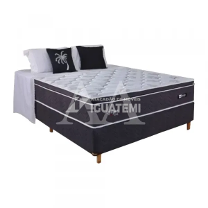 CJ BASE BOX/COLCHAO D45 OURO 138X188X62 DESIGN VOGUE GRAFITE