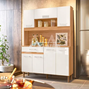 KIT 7P 1G NICIOLI MAGAZIN 120 FREIJO/OFF WHITE CRISTAL