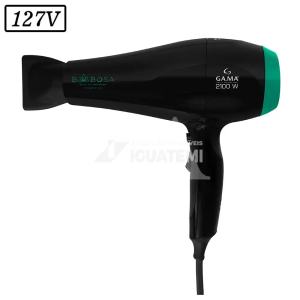 SECADOR DE CABELO GAMA BABOSA CERAMIC ION 2100W 127V