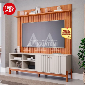 RACK BANCADA PERMOBILI HOLANDA 1.85 OFF WHITE/CINAMOMO