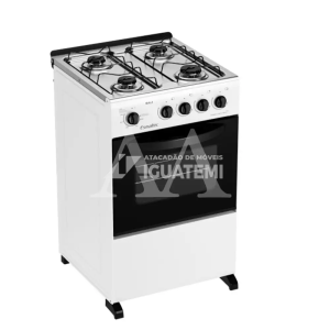 FOGAO 4B ESMALTEC BALI SIMPLES BRANCO
