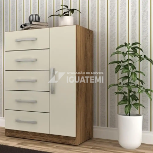 COMODA 5G 1P. ABRIR RODIAL CORAIS NATURE/OFF WHITE 41CO1522