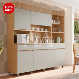 KIT 6P 3G NESHER REALEZA 220CM CARVALHO/GREIGE 500972