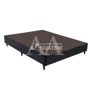 BASE BOX 138X188X30 ORTOBOM SOMMIER CAMURCA PRETO