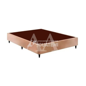 BASE BOX 138X188X30 ORTOBOM SOMMIER LINHO BEGE