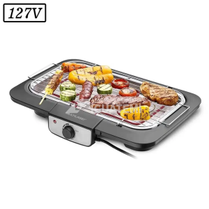 CHURRASQUEIRA ELETRICA MULTILASER CE131 GOURMET 1800W 127V PRETA