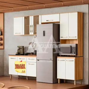 COZINHA NICIOLI FIT FREIJO / OFF WHITE CRISTAL