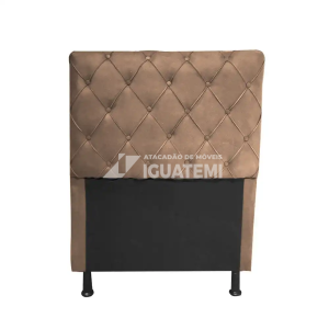 CABECEIRA DE SOLTEIRO LIFESPUMA CAPTONE BEGE