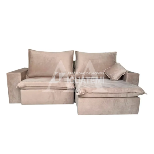 ESTOFADO RG VIENA RETRATIL 2.50 BEGE ESCURO INCA 16