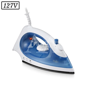 FERRO DE PASSAR ELGIN A VAPOR IRON PRESS 127V BRANCO/AZUL