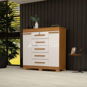 COMODA 5G 2P. ABRIR ACP DIANA CINAMOMO/OFF WHITE