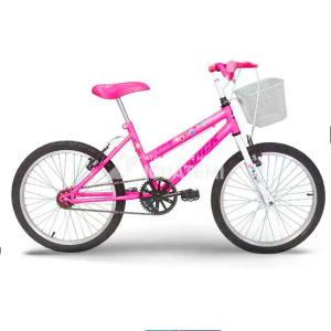 BICICLETA TK3 TRACK CINDY ARO 20 S/MARCHA ROSA FLUOR