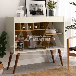 APARADOR EJ C/ ADEGA NEW ODIN OFF WHITE / FREIJO