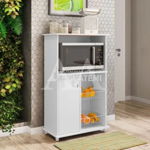 BALCAO NOTAVEL P/ MICROONDAS 1P NT 3075 BRANCO NEW