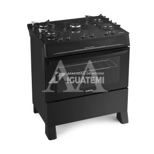 FOGAO 5B ITATIAIA ELECTRA GLASS NEW AUTOMATICO PRETO
