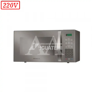 FORNO MICROONDAS MONDIAL MO0234E 34L 220V PRATA COBRE ESPELHADO
