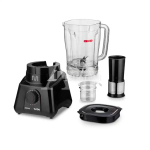 LIQUIDIFICADOR MULTILASER TURBO LQ1101 1100W 12 VEL 127V PRETO