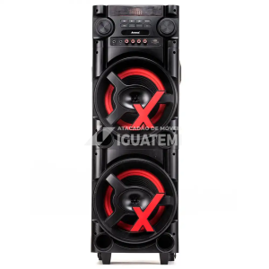 CAIXA DE SOM AMVOX AMPLIFICADORA ACA 1000 NEW X 1000 WATS