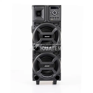 CAIXA DE SOM AMVOX AMPLIFICADORA ACA 1101 DUPLO 8 BLACK 1100 WATS