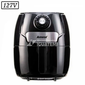 FRITADEIRA AMVOX AIR FRYER 4,5L ARF1245 1400W 110V PRETA