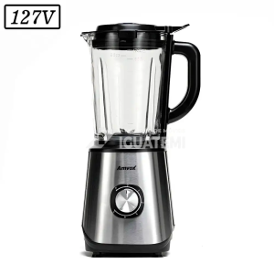 LIQUIDIFICADOR AMVOX ALQ 0209 5 VEL 127V INOX/PRETO