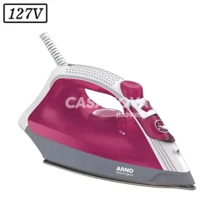 FERRO DE PASSAR ARNO A VAPOR FSGC STEAMGLISS 127V ROSA
