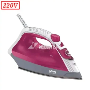 FERRO DE PASSAR ARNO A VAPOR FSGC STEAMGLISS 220V ROSA