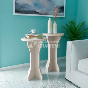 MESA APOIO ARTELY LUCK OFF WHITE