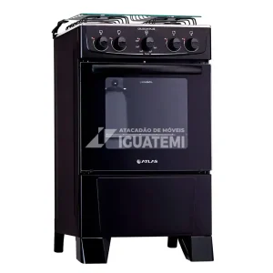 FOGAO 4B ATLAS COLISEUM PLUS PRETO