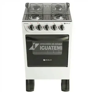 FOGAO 4B BRASLAR PISO NEW SIRIUS SIMPLES BRANCO