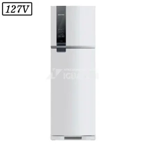 REFRIGERADOR BRASTEMP DOMEST BRM54 FROST FREE DUPLEX 400L 127V BRANCO