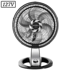 VENTILADOR BRITANIA BVT410 TURBO 47CM 6 PAS 3 VEL 127V PRETO