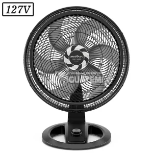 VENTILADOR BRITANIA BVT500 TURBO 47CM 6 PAS 3 VEL 127V PRETO
