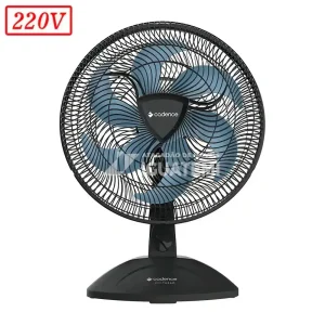 VENTILADOR CADENCE EROS TURBO VTR409 40CM 6 PAS 3 VEL 220V PRETO / AZU