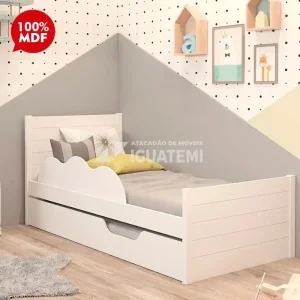 CAMA CIMOL BIBOX ELZA BRANCO