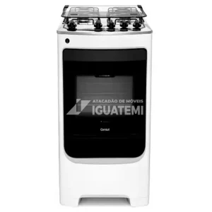 FOGAO 4B CONSUL CFO4NA MESA INOX BRANCO