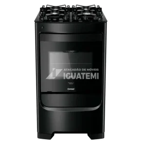 FOGAO 4B CONSUL CFO4VBE MESA VIDRO PRETO